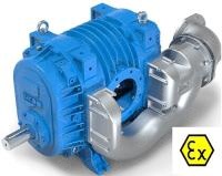 Насос вакуумный JUROP HELIX 1200 ATEX, левое вращение, гладкий вал
