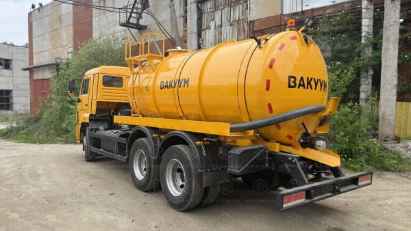Автоцистерна вакуумная АВ-10 на КАМАЗ 65115 (КО-510)
