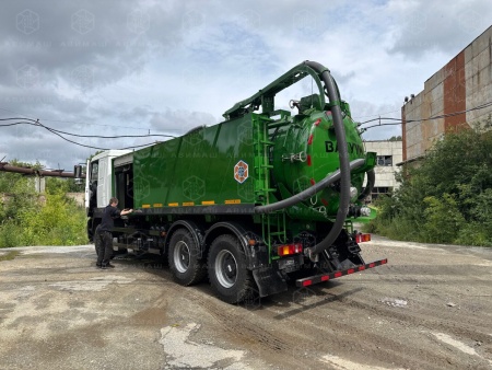Комбинированная каналопромывочная машина АВИМАШ 9/4 на шасси МАЗ 6312С5