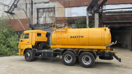 Автоцистерна вакуумная АВ-10 на КАМАЗ 65115 (КО-510)