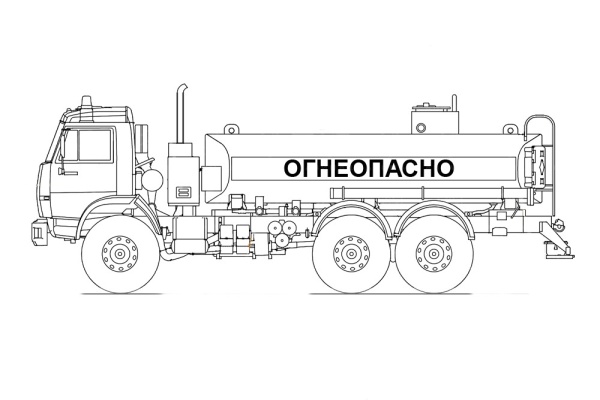 Автоцистерна нефтепромысловая АЦН-12 на КАМАЗ 43118 (СВН-80)